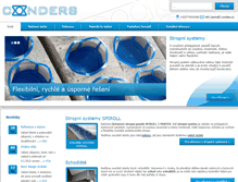 Tablet Screenshot of conders.cz